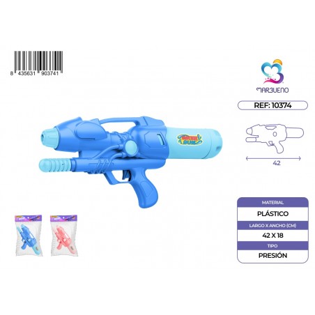 Marbueno Water Gun 42x18 cm Assorted Color
