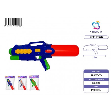 Marbueno Water Gun 50x22 cm Assorted Colors