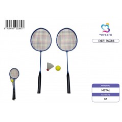 Marbueno Par de Raquetas Badminton 63 cm Jardin y Playa MARBUENO SUMMER 10385
