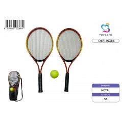 Marbueno Par de Raquetas Tenis 53 cm Jardin y Playa MARBUENO SUMMER 10386