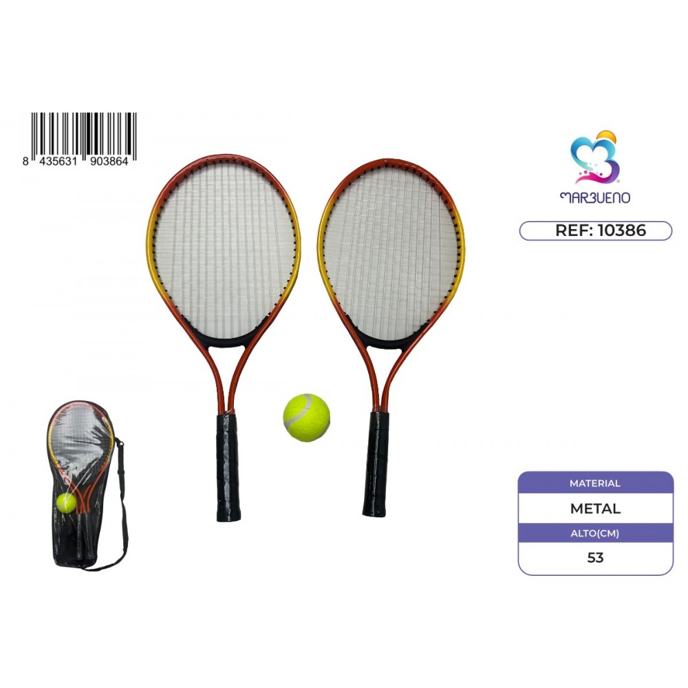 Marbueno Par de Raquetas Tenis 53 cm Jardin y Playa MARBUENO SUMMER 10386