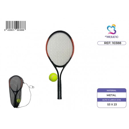 Marbueno Raqueta Tenis con Pelota 23x53 cm Jardin y Playa 10388