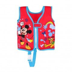 Bestway Chaleco Disney Mickey Mouse UPF 50+ Pecho 51 cm +1 a 3 Años Piscina y Playa 09101