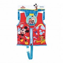 Bestway Chaleco Disney Mickey Mouse UPF 50+ Pecho 51 cm +1 a 3 Años Piscina y Playa 09101