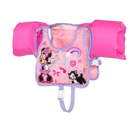 Bestway Chaleco Con Manguitos Disney Minnie 56 cm +3 a 6 Años Piscina y Playa 09106