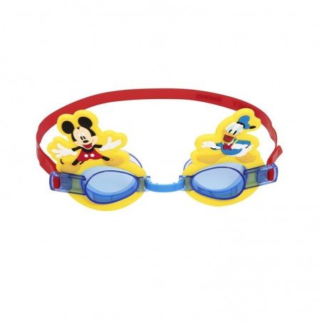 Bestway Gafa Natacion Infantil Correo Silicona Mickey & Friends +3 Años Playa y Piscina 09110