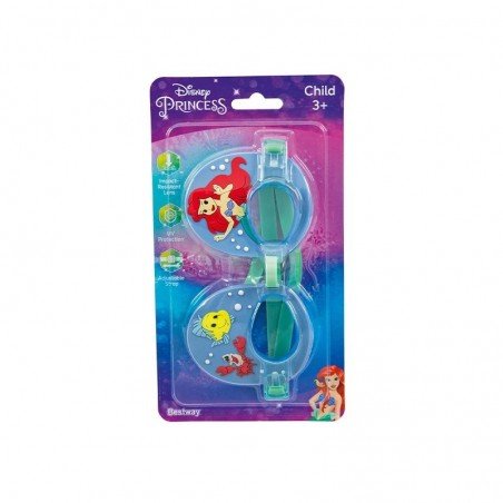 Bestway Gafa Natacion Infantil Correa Silicona Sirenita +3 Años Playa y Piscina 09114