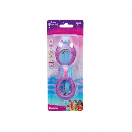 Bestway Gafa Natacion Fashion Silicona Princesas +3 Años Piscina y Playa 09118