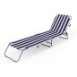Marbueno Tumbona Plegable Acero Rayas Azules y Blancas Playa y Piscina 187X55X24 cm 10020 Marbueno Tumbona Plegable Acero Rayas Azules y Blancas Playa y Piscina 187X55X24 cm 10020