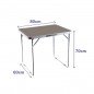 Marbueno Mesa Plegable Surtido Acero D16 Camping y Playa 80X60X70 cm 10029
