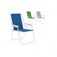 Marbueno Silla Plegable Surtido Acero Playa y Piscina 59X51X75 cm 10169