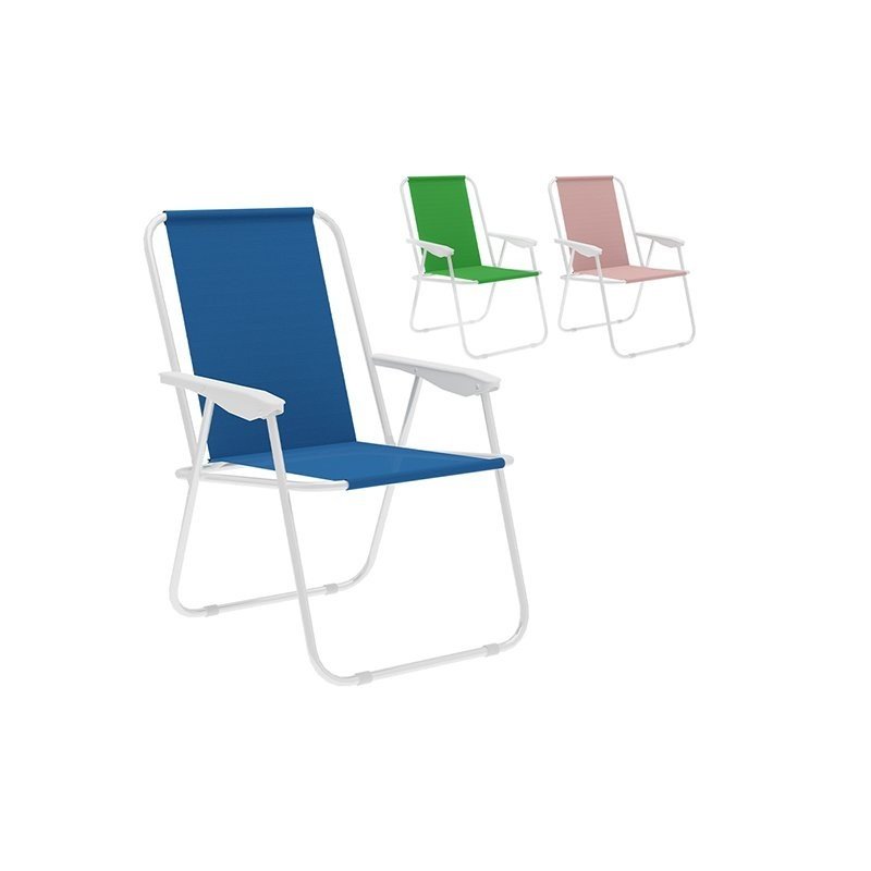 Marbueno Silla Plegable Surtido Acero Playa y Piscina 59X51X75 cm 10169