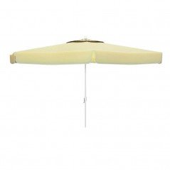 Marbueno Sombrilla Aluminio 8 Varillas D270 cm Polyester Beige Jardin, Piscina y Terraza 10182