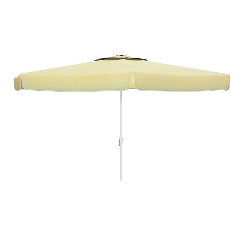 Marbueno Sombrilla Aluminio 8 Varillas D270 cm Polyester Beige Jardin, Piscina y Terraza 10182