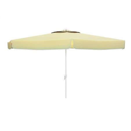 Marbueno Sombrilla Aluminio 8 Varillas D270 cm Polyester Beige Jardin, Piscina y Terraza 10182