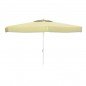 Marbueno Sombrilla Aluminio 8 Varillas D270 cm Polyester Beige Jardin, Piscina y Terraza 10182