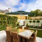 Marbueno Sombrilla Acero 8 Varillas D270 cm Polyester Verde Jardin, Piscina y Terraza 10188
