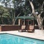 Marbueno Sombrilla Acero 8 Varillas D300 cm Polyester Verde Jardin, Piscina y Terraza 10190