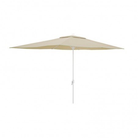 Marbueno Sombrilla Acero 6 Varillas D200x300 cm Polyester Beige Jardin, Piscina y Terraza 10192