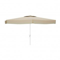 Marbueno Sombrilla Aluminio 8 Varillas D300 cm Polyester Beige Jardin, Piscina y Terraza 10301