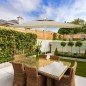 Marbueno Sombrilla Acero 8 Varillas D270 cm Polyester Beige Jardin, Piscina y Terraza 10302