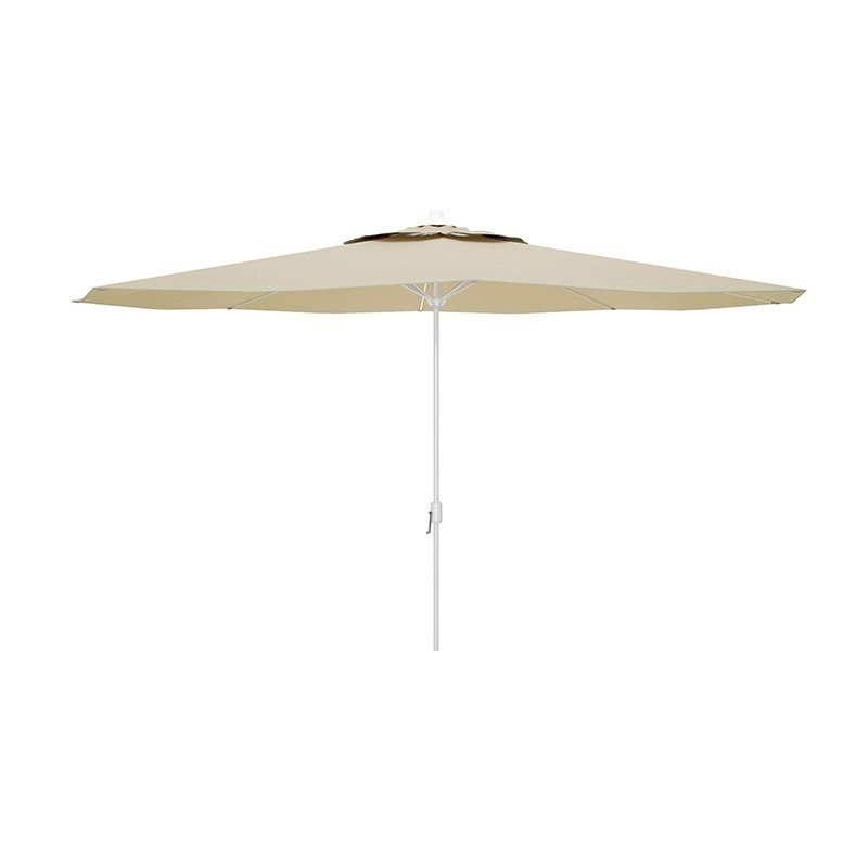 Marbueno Sombrilla Acero 8 Varillas D300 cm Polyester Beige Jardin, Piscina y Terraza 10303