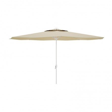 Marbueno Sombrilla Acero 8 Varillas D300 cm Polyester Beige Jardin, Piscina y Terraza 10303