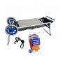 Marbueno Carro Portasillas Acero Mesa Camping y Playa 108X51X51 cm 10362
