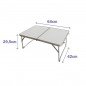 Marbueno Mesa Plegable Surtido Aluminio D13 Camping y Playa 64X42X29,5 cm 10440