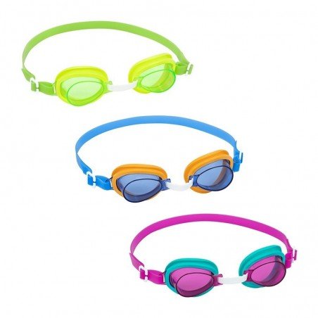 Bestway Gafa Natacion Infantil Correa Silicona Color Surtido +3 Años Playa y Piscina 21002