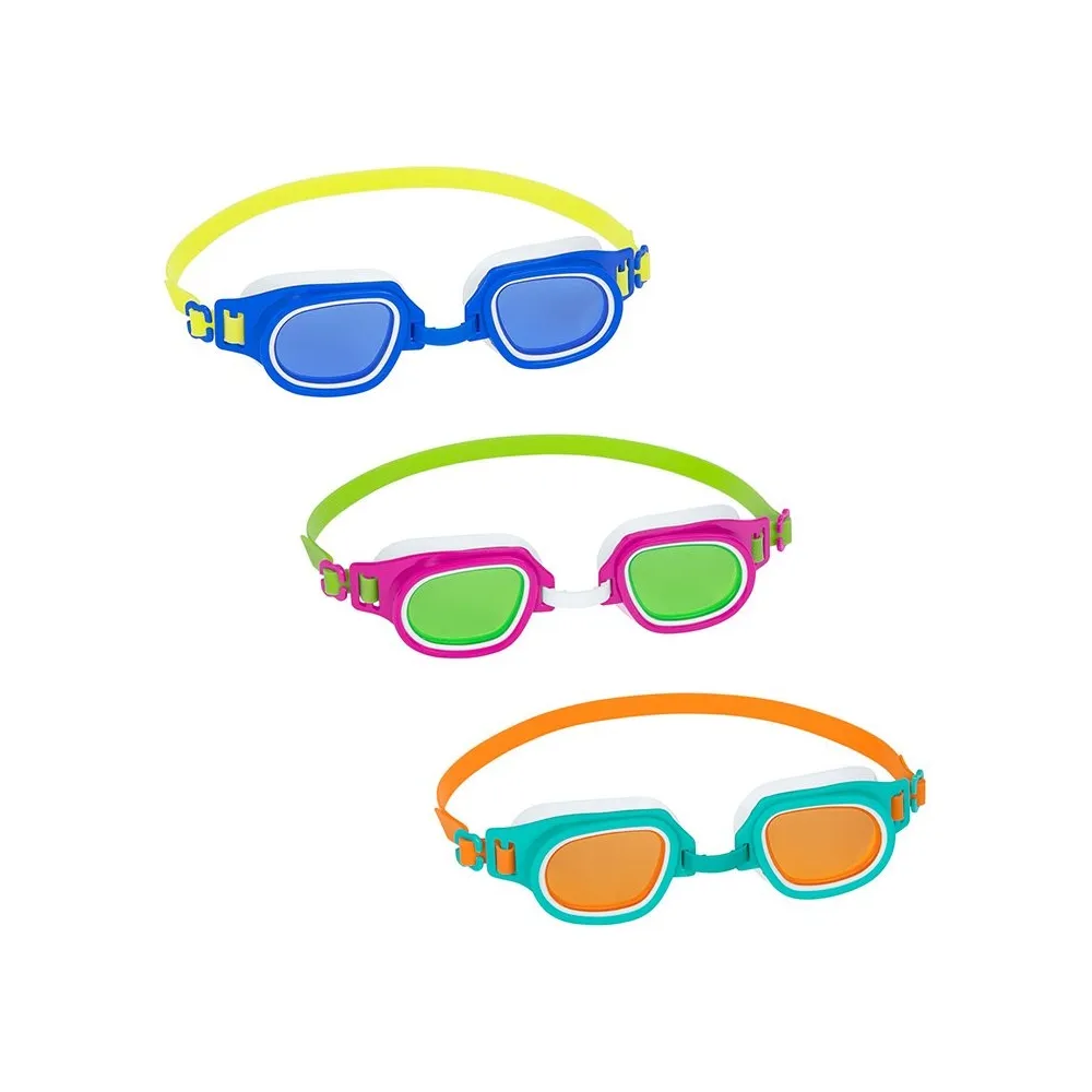 Bestway Junior Swimming Goggles with Silicone Strap
