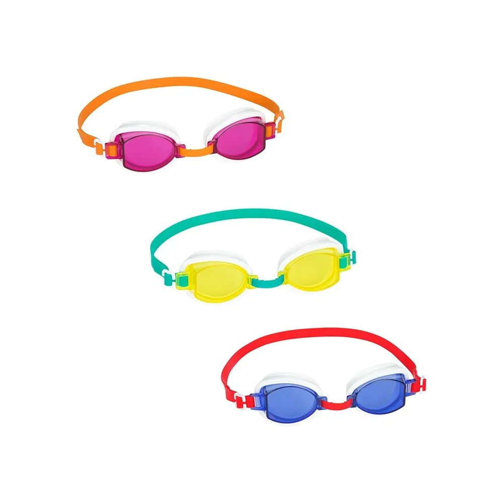 Bestway Junior Swimming Goggles with Silicone Strap