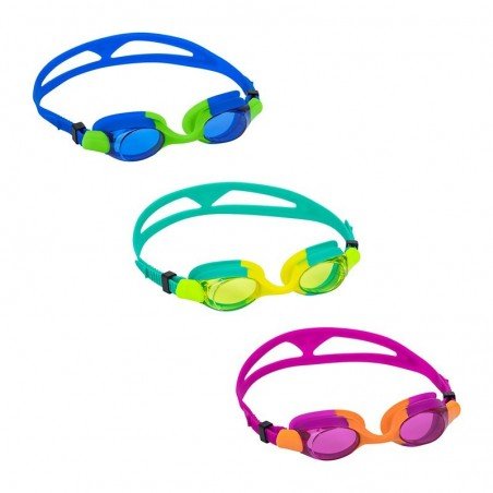 Bestway Gafa Natacion Silicona Junior Antivaho Color Surtido +7 Años Playa y Piscina 21065