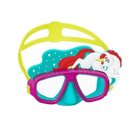 Bestway Mascara Buceo Infantil Correa Anatomica Color Surtido +3 Años Playa y Piscina 22064