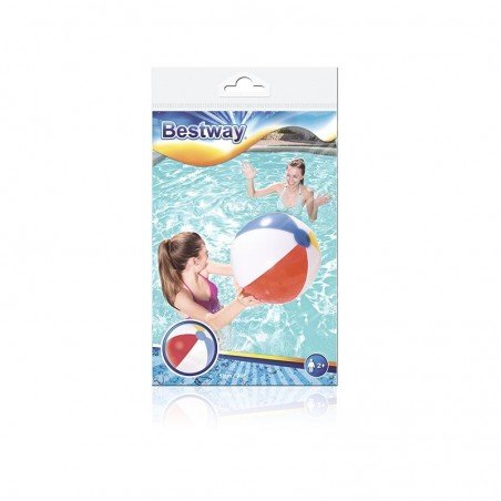 Bestway Pelota Hinchable Decorada D15 cm +2 Años Jardin, Piscina y Playa 31021