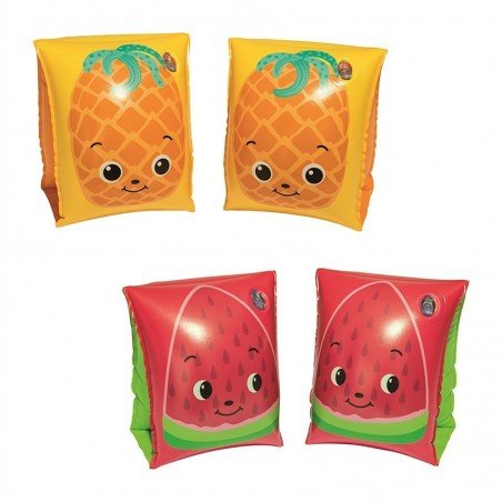 Bestway Manguitos Hinchables Frutas 23x15 +3-6 Años Playa y Piscina 32042