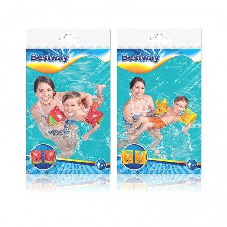 Bestway Manguitos Hinchables Frutas 23x15 +3-6 Años Playa y Piscina 32042