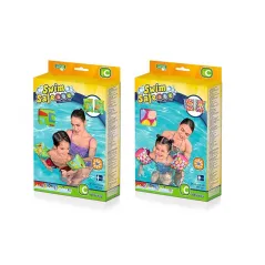 Bestway Manguitos Hinchables Textil Suave Seguridad Bebé UPF 50+ 38x14 cm +1 a 3 Años Bestway 32182