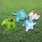 Inflatable animal figures for bath and pool