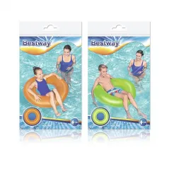 Bestway Flotador Hinchable Liso Neon Color Surtido D91 cm +10 Años Playa y Piscina Bestway 36025