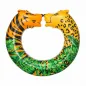 Inflatable Jungle Float for pool and beach, 109x89 cm