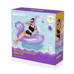 Inflatable seahorse 170x120 cm for kids