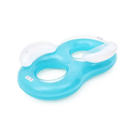 Rueda Doble Hinchable con Almohada 188x117 cm Playa y Piscina Bestway 43009