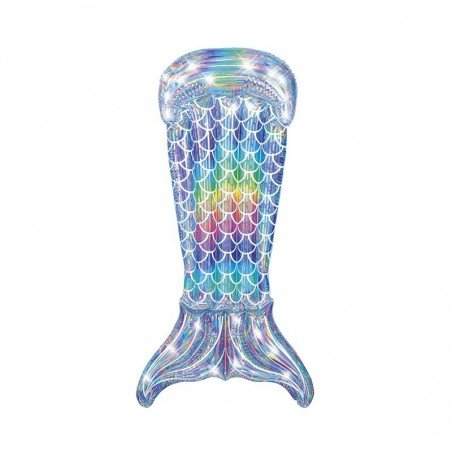 Bestway Colchoneta Hinchable Sirena Iridiscente 193x101 cm Playa y Piscina 43413