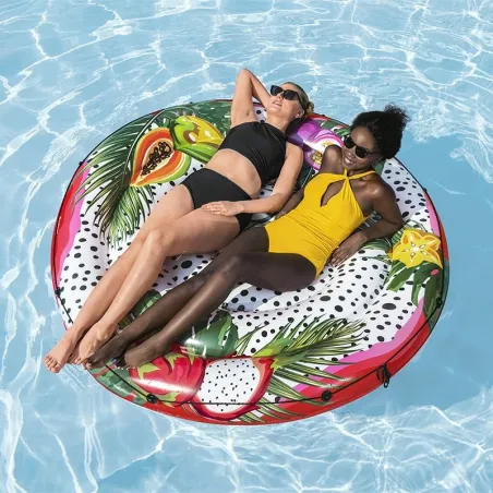 Inflatable Floating Island Passion Fruit 188 cm