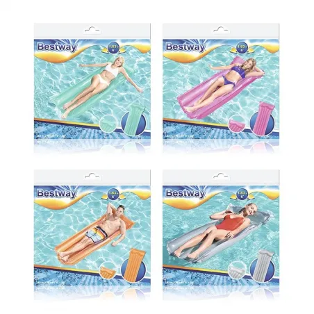Bestway Colchoneta Hinchable Deluxe Color Surtido 183x76 cm Playa y Piscina Bestway 44013