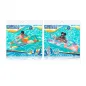 Inflatable Fashion Mattress 183x69 cm for Beach and Pool