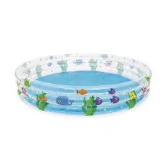 Bestway Inflatable Kids Pool 3 Rings Marine Life