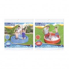 Bestway Piscina Hinchable Infantil 3 Aros Eco Color Surtido 122x25 cm +2 Años Jardin 51025