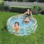 Bestway Piscina Hinchable Transparente Tropical 170x53 cm +6 Años Jardin 51048
